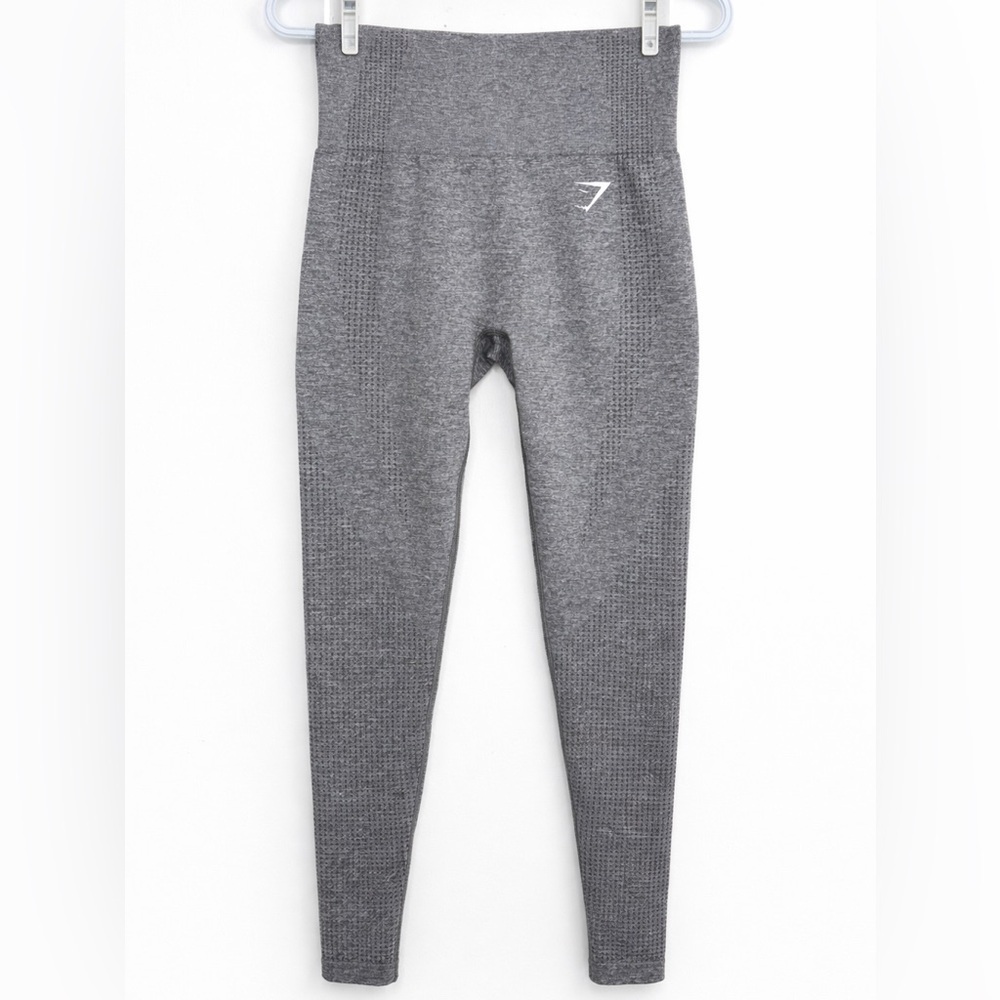 Gymshark Full Length Seamless  Leggings Grey | High Waist | Size S | Gym Workout